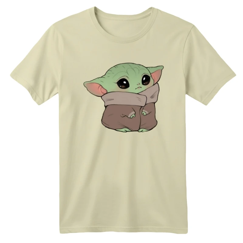 تی شرت آستین کوتاه بچگانه مدل بیبی یودا کد 1