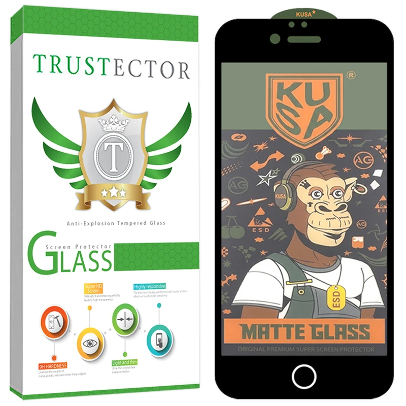 محافظ صفحه نمایش تراستکتور مدل GKUSAT مناسب برای گوشی موبایل اپل iPhone 8 / iPhone 7 