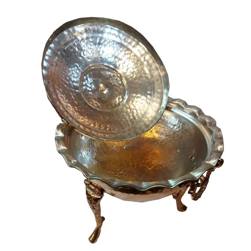 آجیل خوری مسی مدل چکش کاری کد 2010