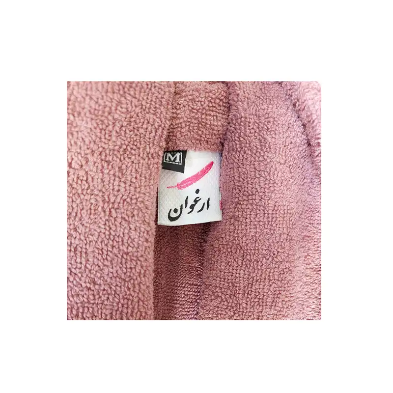 حوله پالتویی ارغوان مدل گلدوزی سایز 125