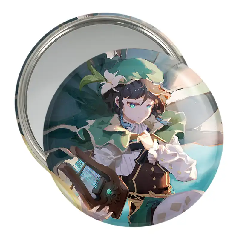 آینه جیبی خندالو مدل بازی گنشین ایمپکت Genshin Impact کد 25689