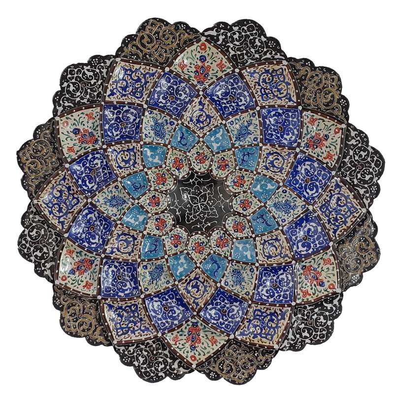 بشقاب میناکاری کد 22