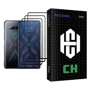 Ricomm CH Glass MIX003 Screen Protector For Xiaomi Black Shark 4 Pro Pack Of 3