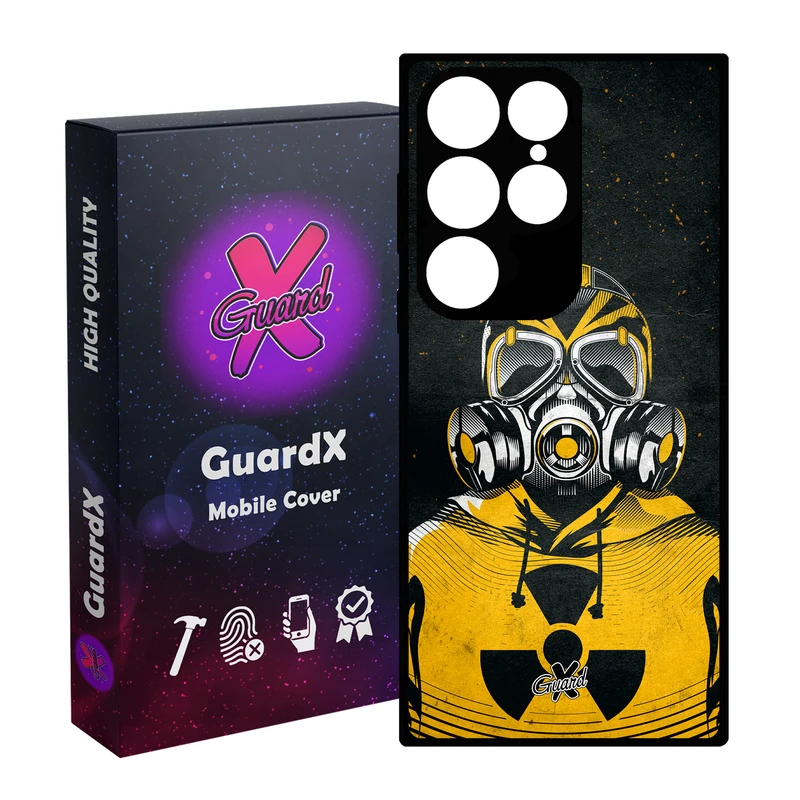 کاور گارد ایکس طرح Mask مدل Glass10164 مناسب برای گوشی موبایل سامسونگ Galaxy S24 Ultra