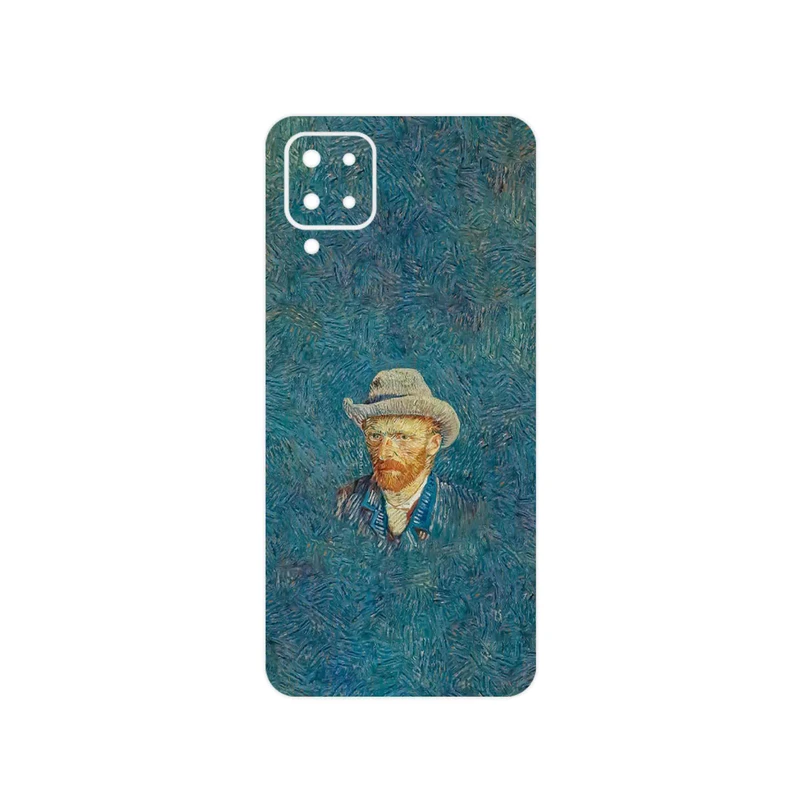 برچسب پوششی ماهوت مدل Self portrait with a gray felt hat مناسب برای گوشی موبایل سامسونگ Galaxy F12