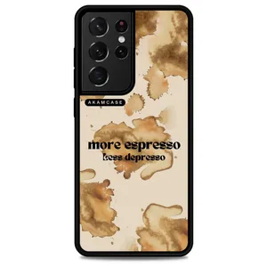 AKAM AMC-WSGS21U-COFFEE-22 Cover For Samsung Galaxy S21 Ultra