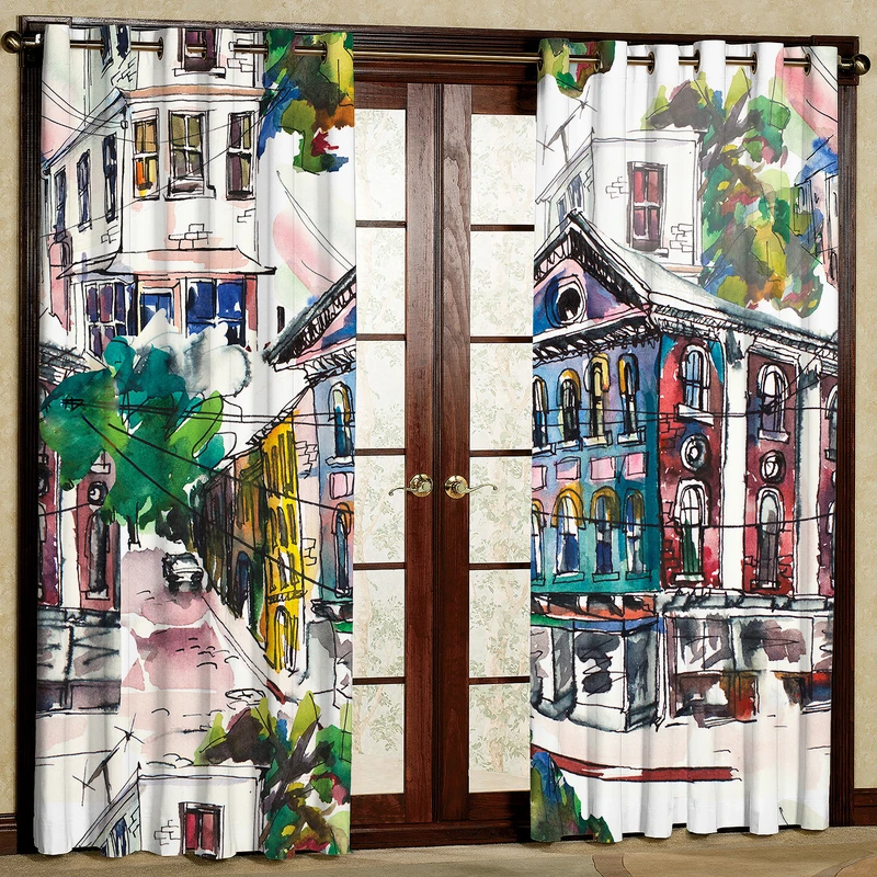 پرده مدل مخمل پانچی کد 2034T2 سایز 200x140 سانتی متر