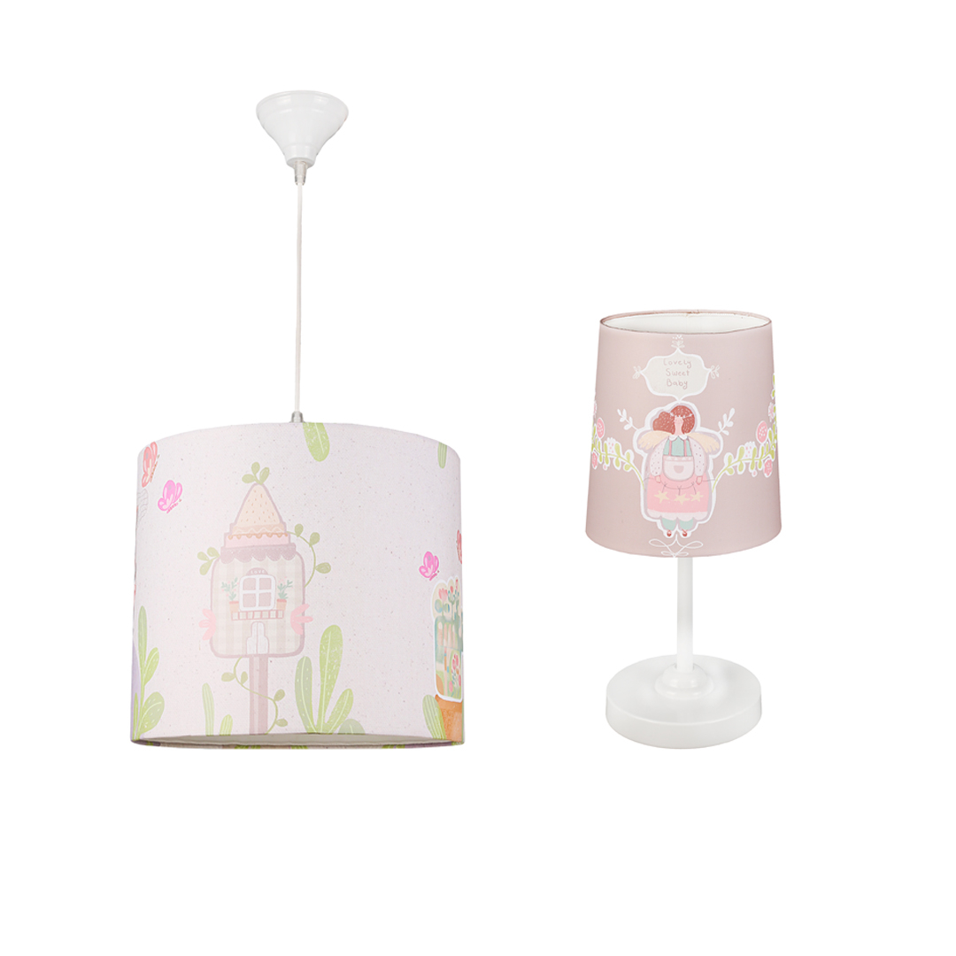 لوستر کودک مدل آنجل به همراه آباژور