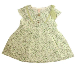 پیراهن دخترانه مدل 1067 رنگ سبز