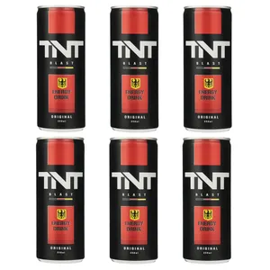 نوشابه انرژی زا گازدار تی ان تی - 250 میلی لیتر بسته 6 عددی 