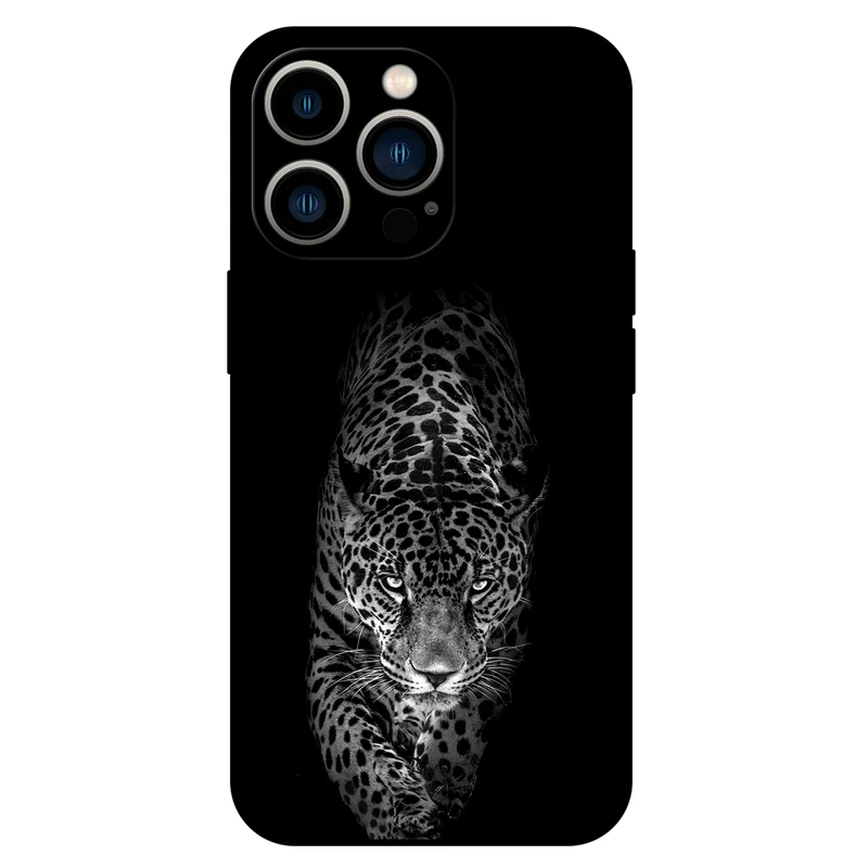 کاور مگافون طرح پلنگ مدل 1879 مناسب برای گوشی موبایل اپل Iphone 14 Pro Max