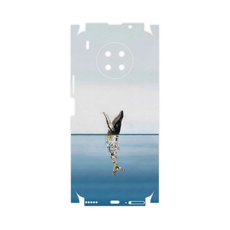 برچسب پوششی ماهوت مدل Collage of Sea Trash-FullSkin مناسب برای گوشی موبایل آنر 50 Lite