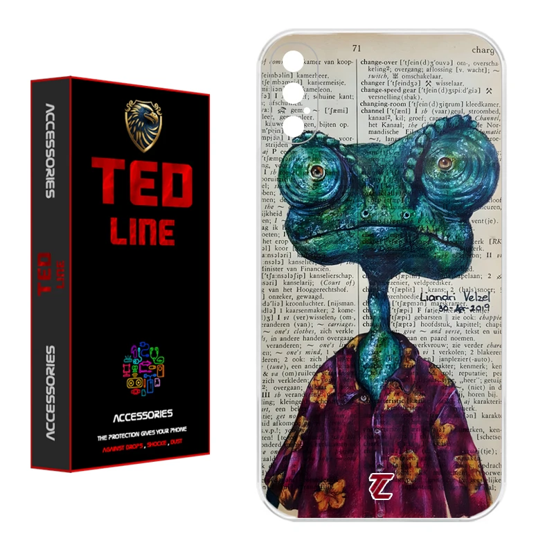 کاور تد لاین طرح رنگو کد 1130 مناسب برای گوشی موبایل اپل Iphone X / XS