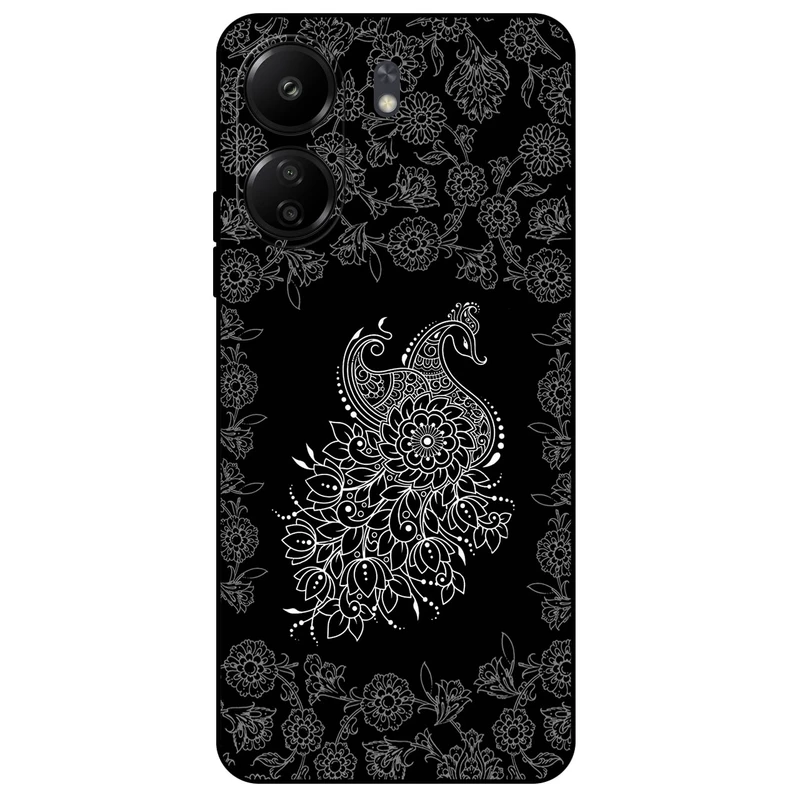 کاور مگافون طرح ققنوس مدل 7425 مناسب برای گوشی موبایل شیائومی Redmi 13C