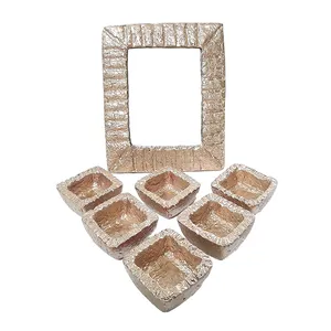 مجموعه ظروف هفت سین  7 پارچه کد 99-7707  