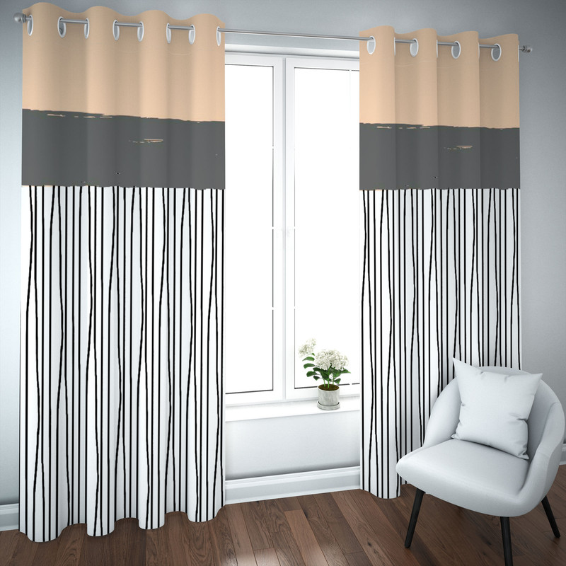 پرده مدل چاپی هازان سایز 300×150 سانتی متر 
