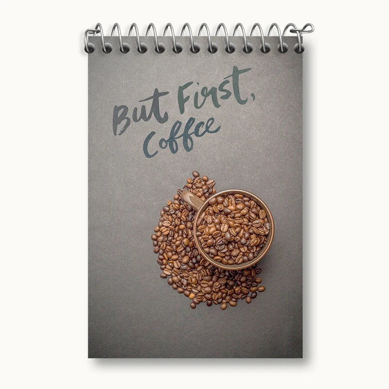 دفتر یادداشت 50 برگ خندالو مدل قهوه Coffee کد F64