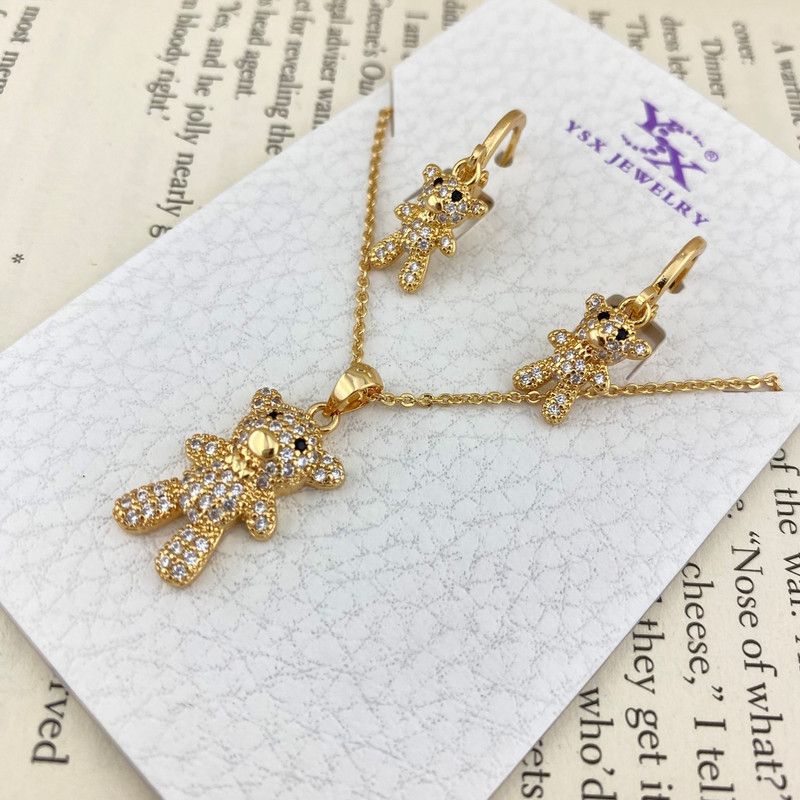 نیم ست زنانه وای اس ایکس مدل خرسی کد M4099