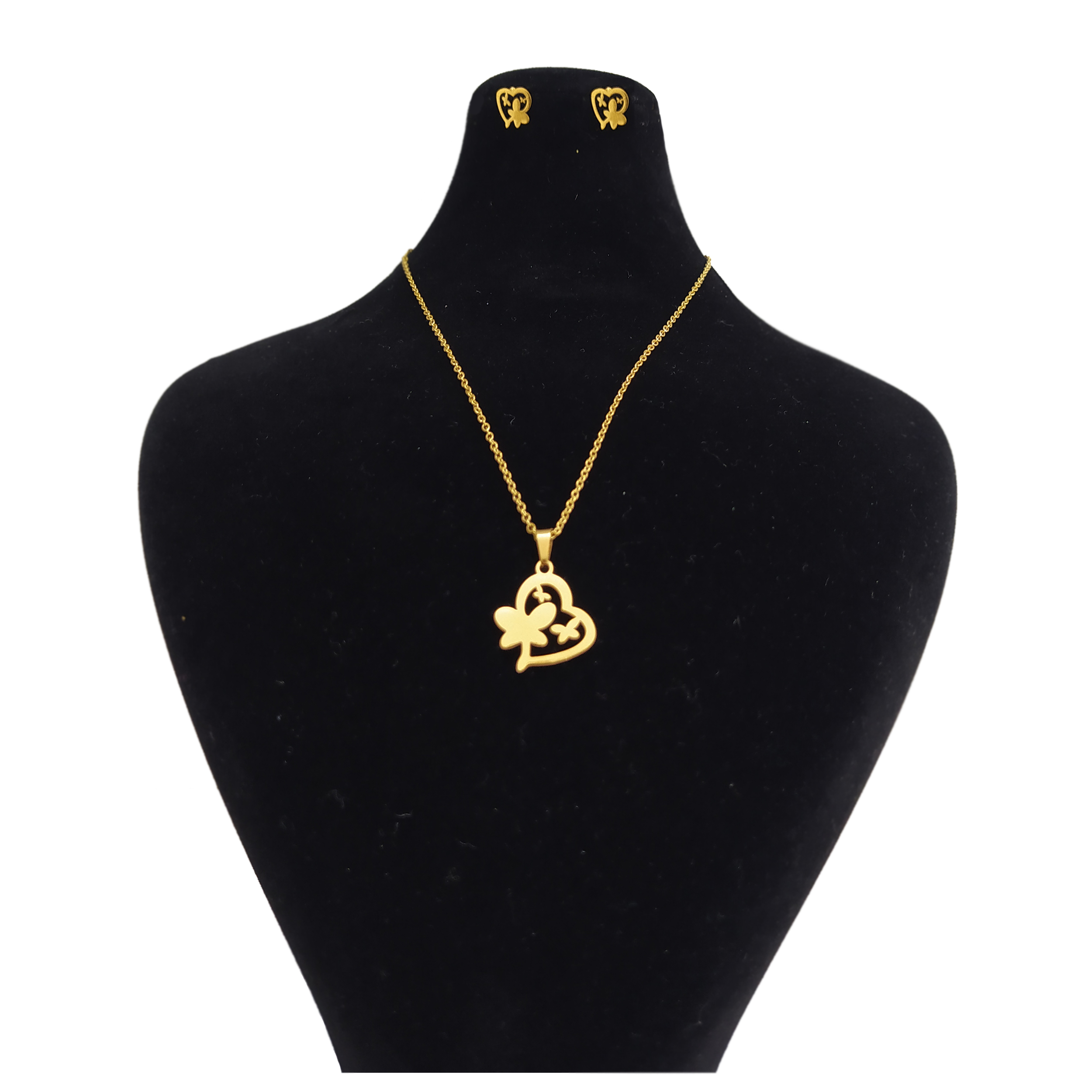 نیم ست زنانه طرح پروانه کد HP12