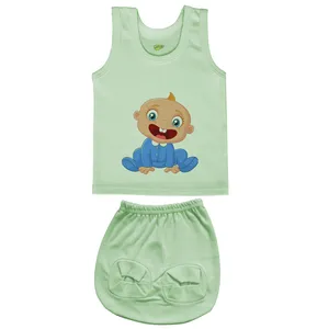 ست تاپ و شورت نوزادی کارانس مدل SSG-0243