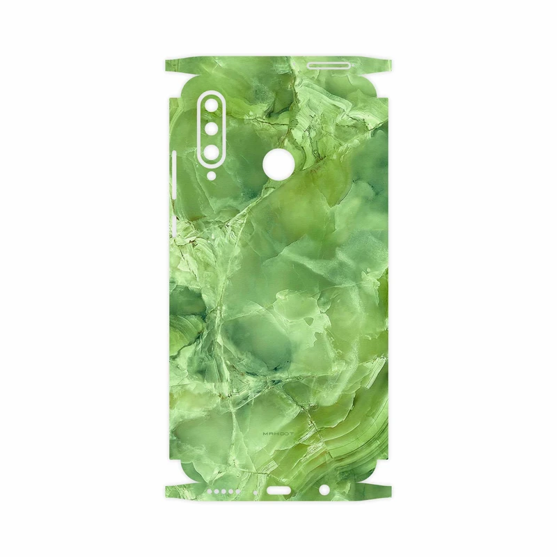 برچسب پوششی ماهوت مدل Green-Crystal-Marble-FullSkin مناسب برای گوشی موبایل هوآوی P30 Lite (48 MP Camera)