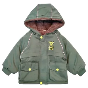 کاپشن پسرانه طرح خرس تدی کد Gn