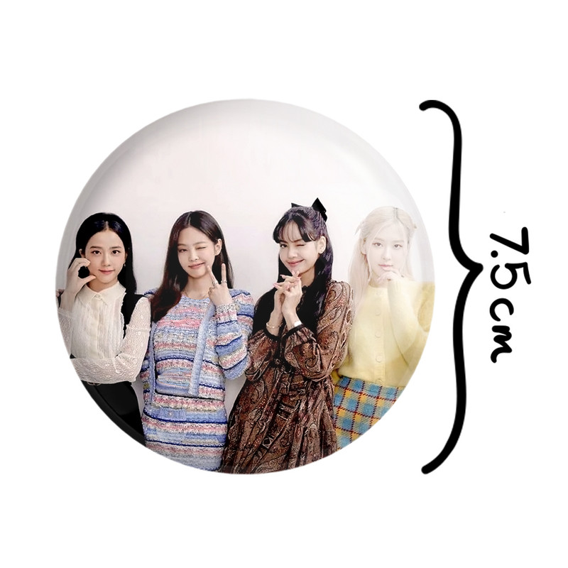 آینه جیبی خندالو مدل گروه بلک پینک Black Pink کد 14557 آینه جیبی خندالو مدل گروه بلک پینک Black Pink کد 14557