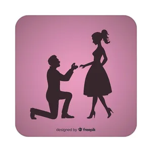 زیر لیوانی کاکتی مدل عاشقانه کد mp12562