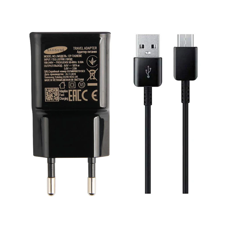 شارژر دیواری مدل EP-TA20EWE به همراه کابل تبدیل USB-C