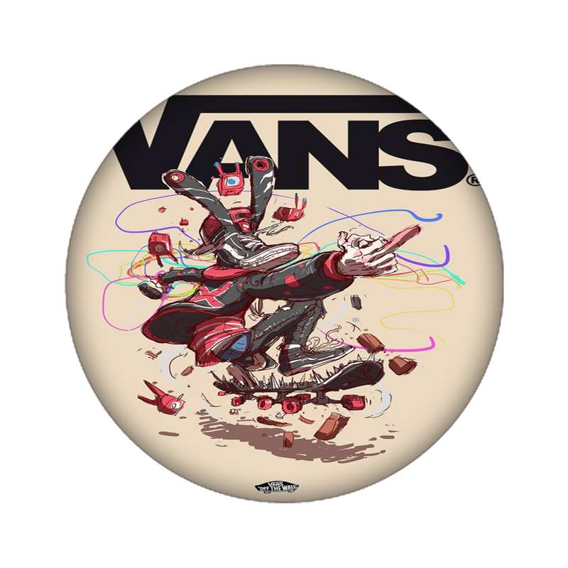 استیکر تزئینی موبایل مدل Vans کد 4043