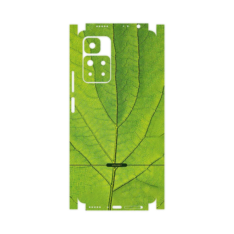 برچسب پوششی ماهوت مدل Leaf_Texture-FullSkin مناسب برای گوشی موبایل شیائومی Redmi Note 11 Pro Plus 5G