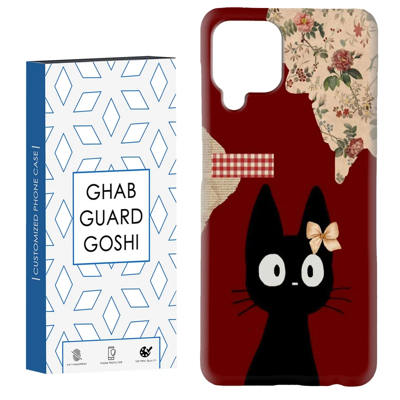 کاور قاب گارد گوشی طرح گربه  کد Dimo-911 مناسب برای گوشی موبایل سامسونگ Galaxy A12 / Galaxy M12