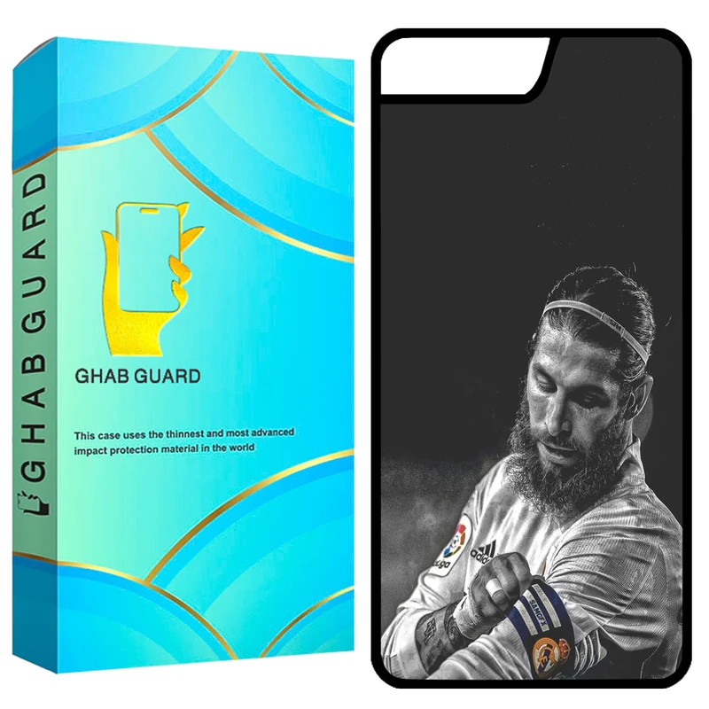 کاور قاب گارد طرح سرجیو راموس مدل GCHP7P مناسب برای گوشی موبایل اپل iPhone 7 Plus / 8 Plus
