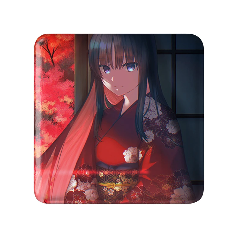 مگنت خندالو طرح بازی تسوکی هیمه‌ (Tsukihime) مدل مربعی کد 34547