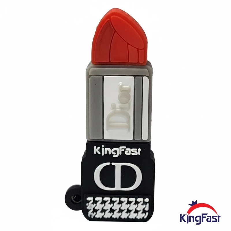 فلش مموری کینگ فست طرح رژ لب مدل Dior Lipstick MP-13 ظرفیت 32 گیگابایت با رابط USB 3.0