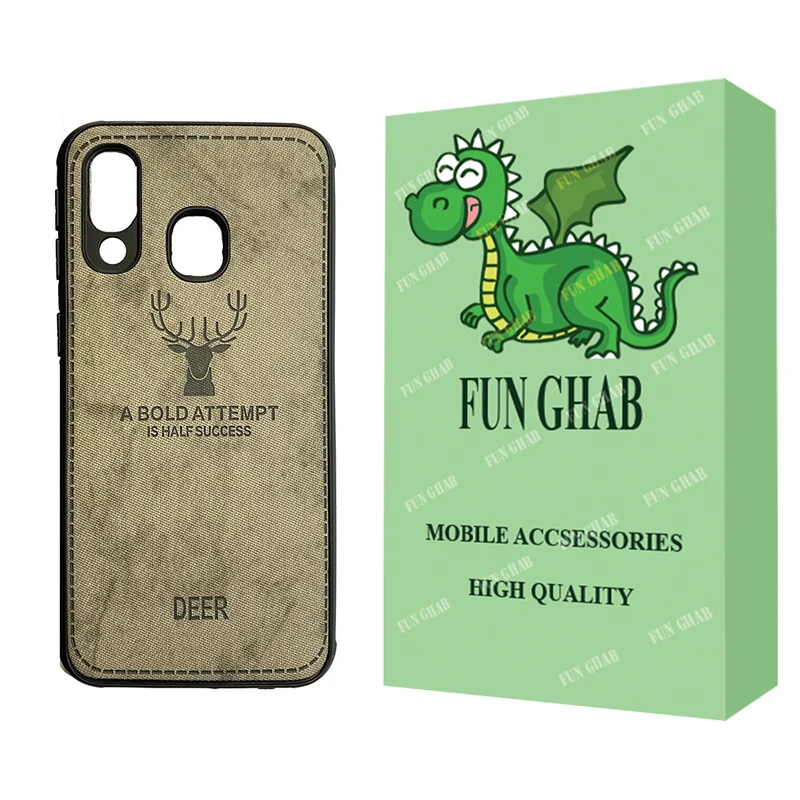 کاور فان قاب مدل گوزنی مناسب برای گوشی موبایل سامسونگ Galaxy A40