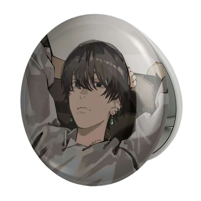 آینه جیبی خندالو طرح یوشیدا انیمه مرد اره ای Chainsaw Man مدل تاشو کد 22347 