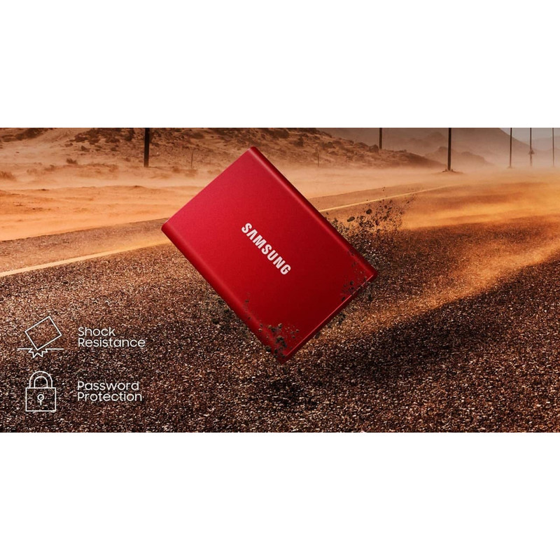 اس اس دی اکسترنال سامسونگ مدل T7 ظرفیت 500 گیگابایت