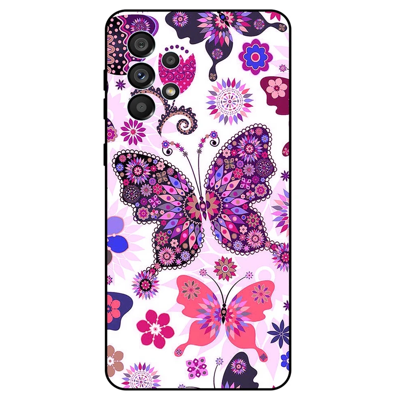 کاور مگافون طرح پروانه مدل 6356 مناسب برای گوشی موبایل سامسونگ Galaxy A53 5G