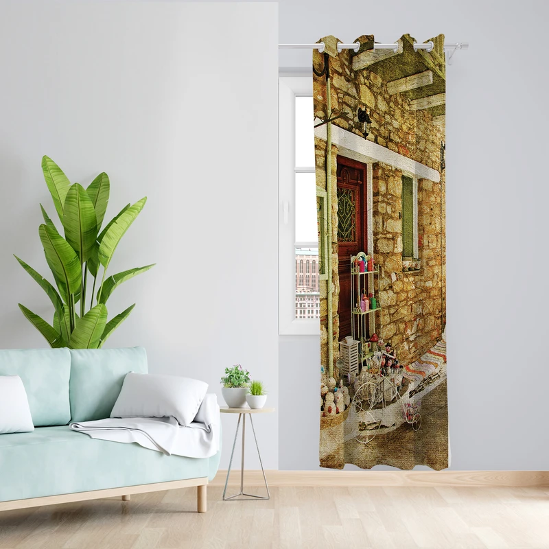 پرده طرح مدل مخمل پانچی کد  L 236_L Z سایز 140x200 سانتی متر