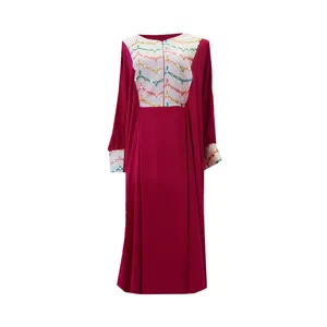 مانتو زنانه مدل عبایی مچ دکمه دار