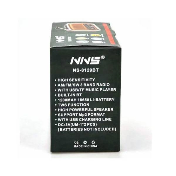 رادیو ان ان اس مدل NS-8129BT