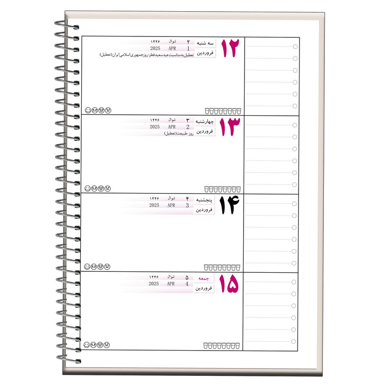 سالنامه سال 1404 مستر راد طرح پرنیان کد fiory 2647