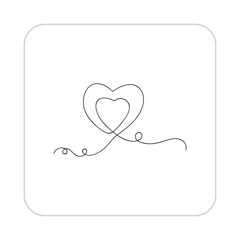 زیر لیوانی کاکتی طرح عاشقانه مدل mp36889