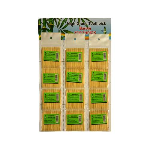 خلال دندان بامبو مدل sd54 دوازده بسته 28 عددی