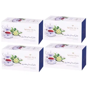 چای سیاه عطری کیسه ای چای مانی مجموعه 4 عددی