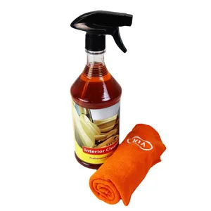  اسپری تمیز کننده داخل خودرو مدل G-05 حجم 1000 میلی لیتر به همراه دستمال