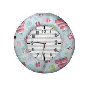 ساعت دیواری کودک شمسه نگار مدل کیک
