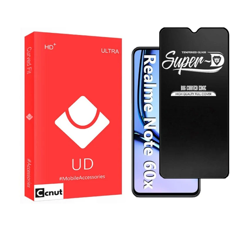 محافظ صفحه نمایش شیشه ای کوکونات مدل SupD-UDR مناسب برای گوشی موبایل ریلمی Note 60X
