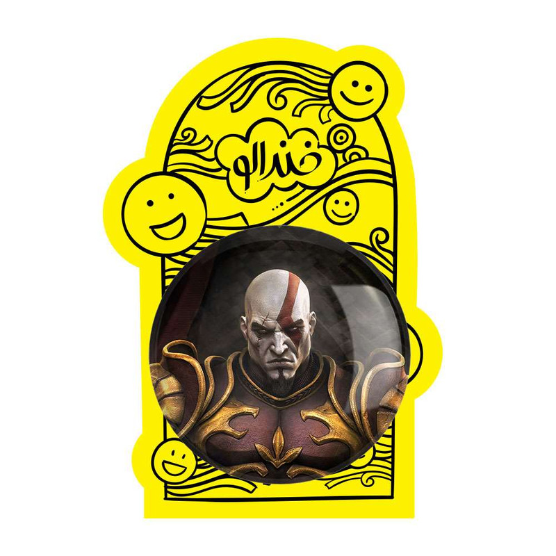 آینه جیبی خندالو طرح God Of War کد 4856 آینه جیبی خندالو طرح God Of War کد 4856